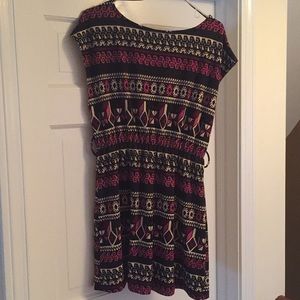 Patterned Tunic Dress